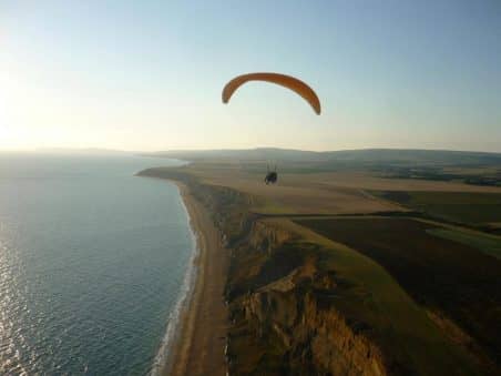 Blue Skies Paragliding Tandem Passenger Photo